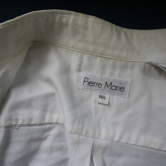 White 1990s Vintage GM Goodwrench Embroidered Button Down Shirt (Men's 15.5) - Picture 2 of 6